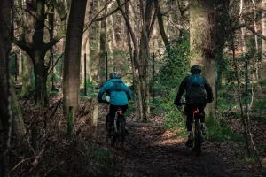 Muddy biking
